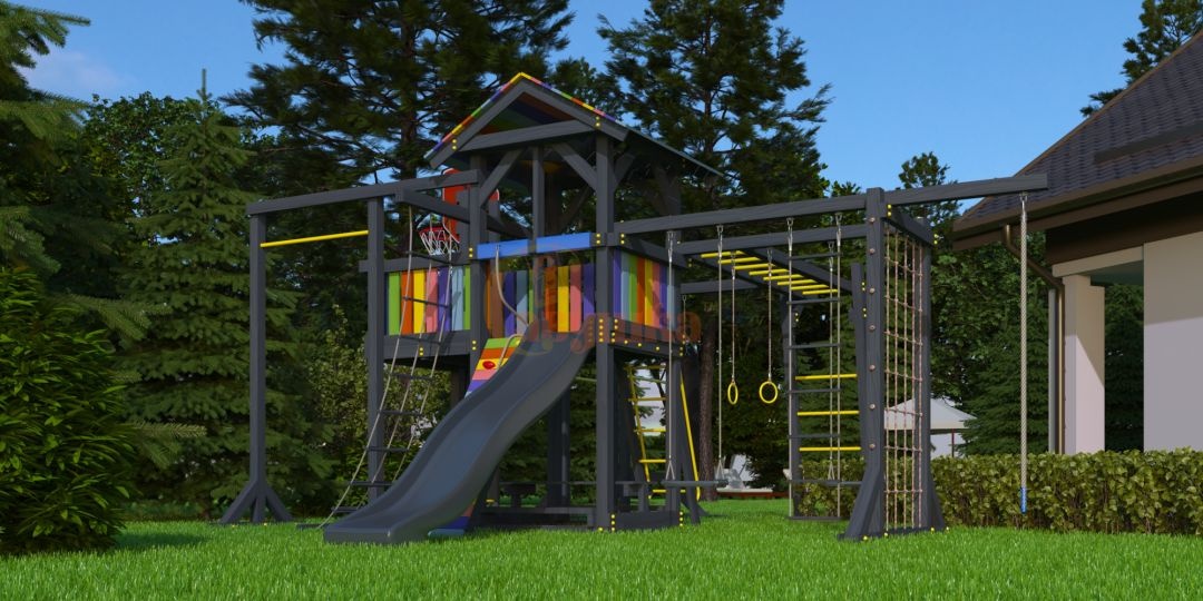 Детская площадка Савушка 2 BLACK EDITION